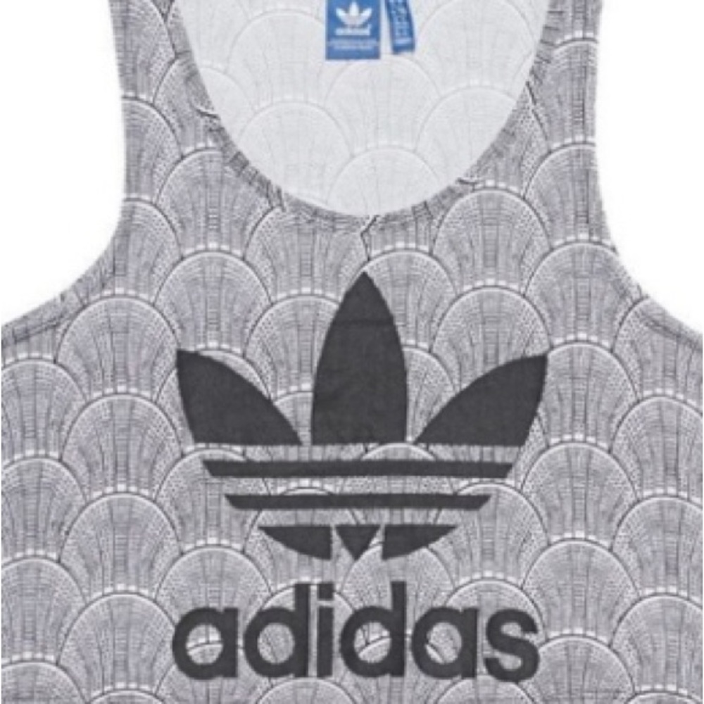 Adidas Originals Shelltoe Print Crop Top